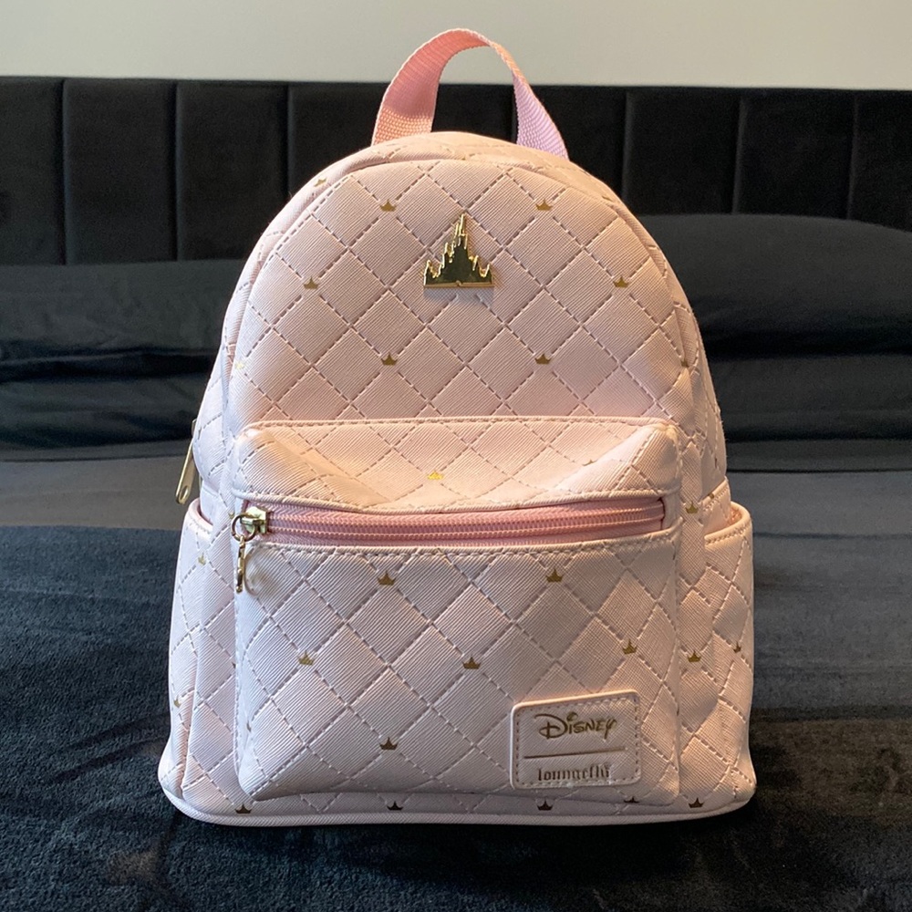 Disney Pink Castle Loungefly backpack